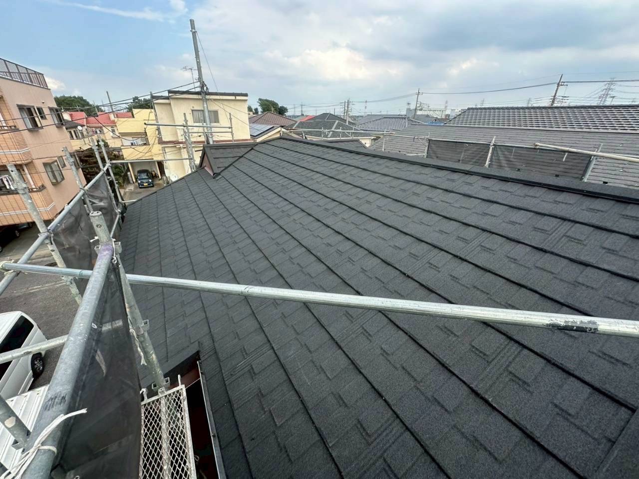 狭山市 屋根工事 屋根カバー工法 リクシルTルーフ 戸建て根工事 F様邸